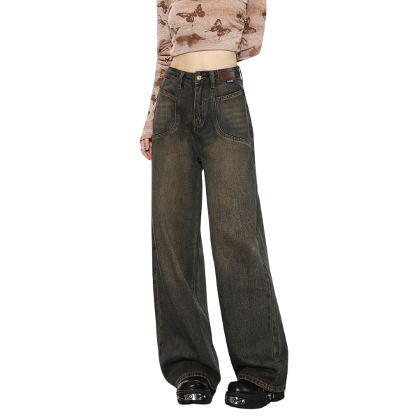 Basic Things Brown Jeans - Y2K Outfits for Women, Cute & Aesthetic Styles