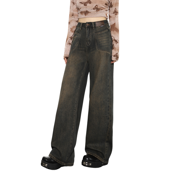 Basic Things Brown Jeans - Y2K Outfits for Women, Cute & Aesthetic Styles