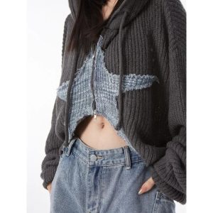 Celestial Shadow Hoodie - Trendy Y2K Outfits for Women & Emo Styles