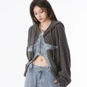 Celestial Shadow Hoodie - Trendy Y2K Outfits for Women & Emo Styles