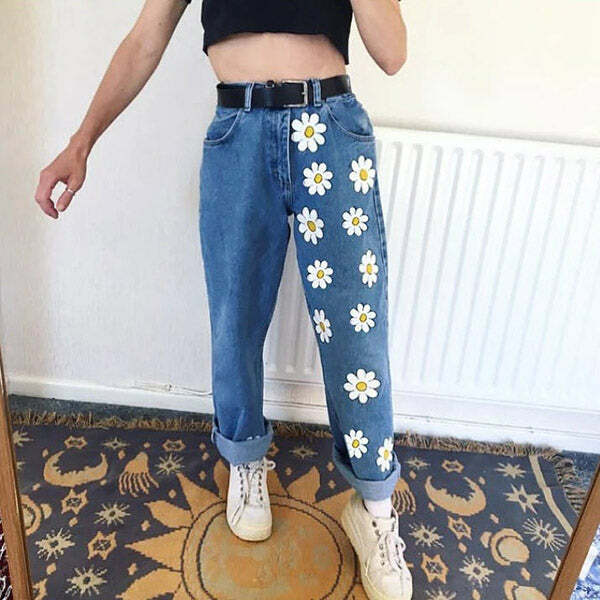 Daisy Mom Jeans - Trendy Y2K Outfits for Women, Cute & Aesthetic Styles