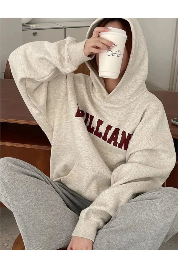 Fall Brilliant Statement Hoodie - Trendy Y2K Outfits for Women