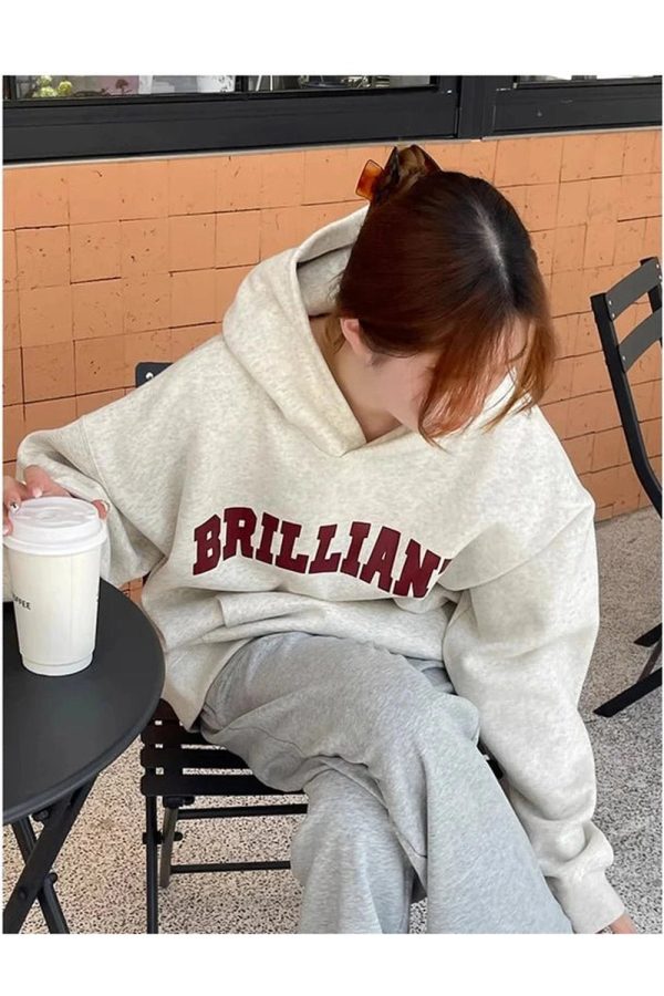 Fall Brilliant Statement Hoodie - Trendy Y2K Outfits for Women