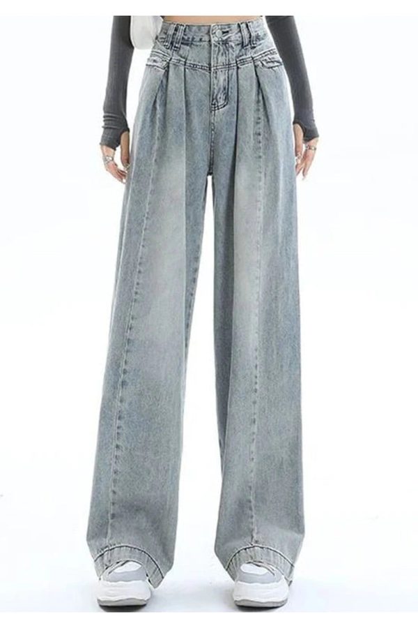 Fall Ultra Wide-Leg Baggy Jeans - Y2K Outfits for Women, Trendy Styles