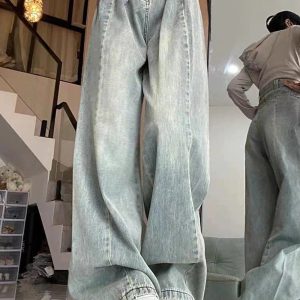 Fall Ultra Wide-Leg Baggy Jeans - Y2K Outfits for Women, Trendy Styles