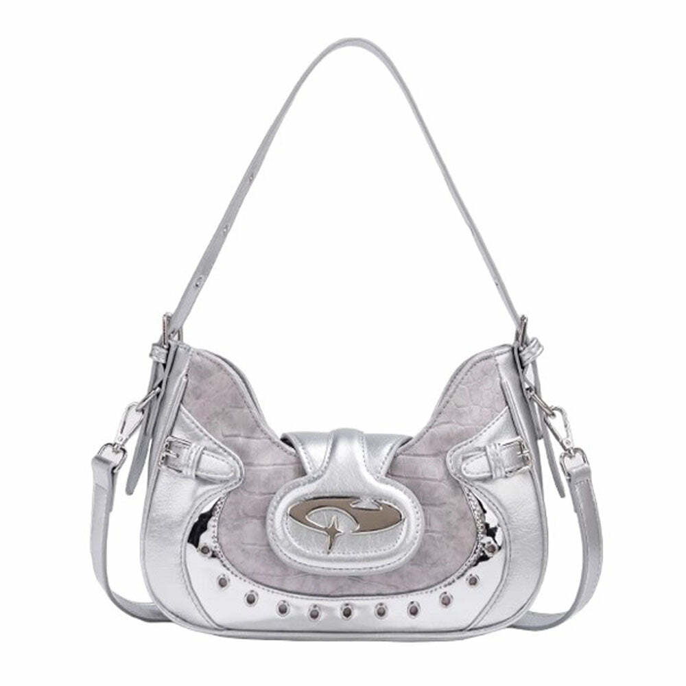 Future World Y2K Mini Shoulder Bag - Trendy Y2K Outfits for Women