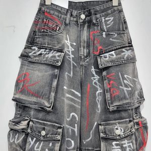 Graffiti Riot Cargo Jeans - Trendy Y2K Outfits for Women & Girls