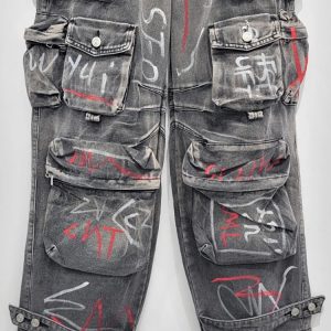 Graffiti Riot Cargo Jeans - Trendy Y2K Outfits for Women & Girls