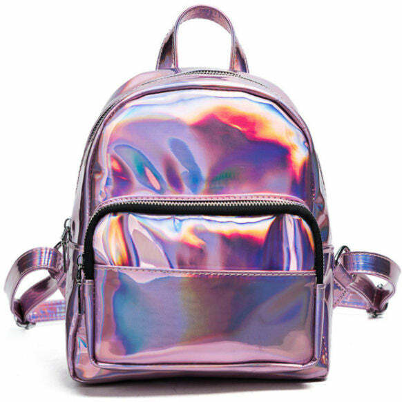 Holo Mini Backpack - Trendy Y2K Outfits for Women, Cute & Aesthetic Style