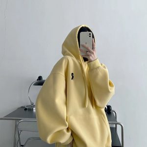 Minimalist Pastel Hoodie - Trendy Y2K Outfits for Women & Girls