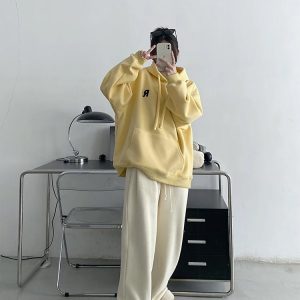 Minimalist Pastel Hoodie - Trendy Y2K Outfits for Women & Girls