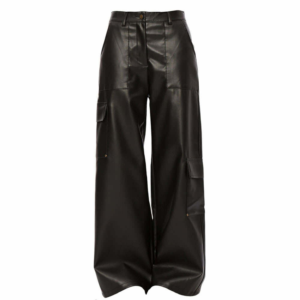 Rock The Scen Leather Trousers - Y2K Outfits for Women, Emo & Grunge Style