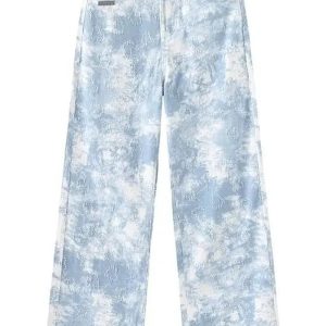 Sky Wash Wide-Leg Jeans - Trendy Y2K Outfits for Women & Girls