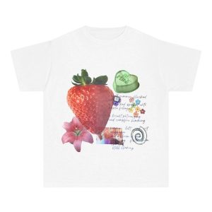 Strawberry Dreams Collage Top - Trendy Y2K Outfits for Women