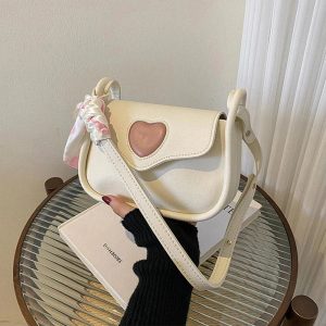 Sweetheart Charm Shoulder Bag - Y2K Outfits for Women, Cute & Trendy