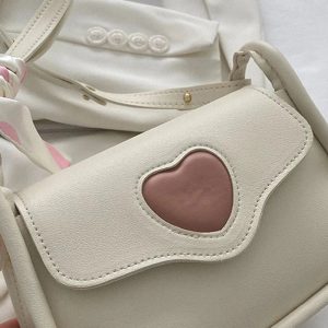 Sweetheart Charm Shoulder Bag - Y2K Outfits for Women, Cute & Trendy