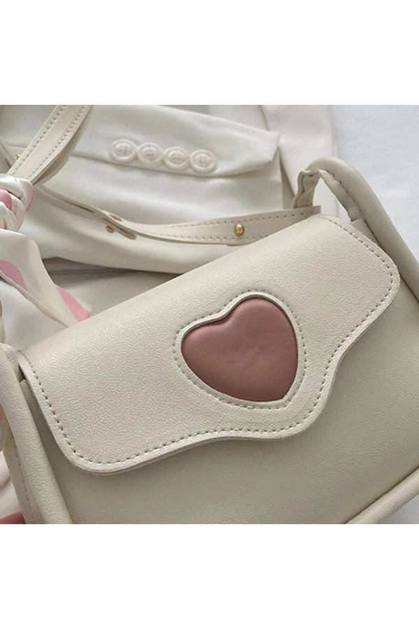 Sweetheart Charm Shoulder Bag - Y2K Outfits for Women, Cute & Trendy