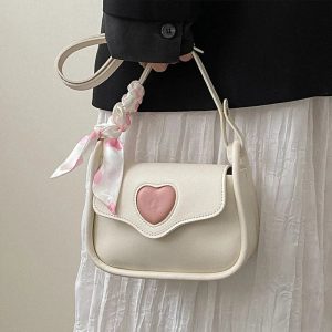 Sweetheart Charm Shoulder Bag - Y2K Outfits for Women, Cute & Trendy