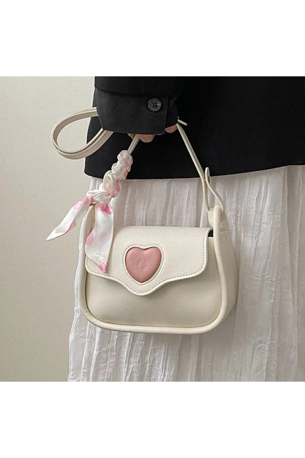 Sweetheart Charm Shoulder Bag - Y2K Outfits for Women, Cute & Trendy