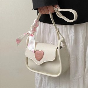 Sweetheart Charm Shoulder Bag - Y2K Outfits for Women, Cute & Trendy