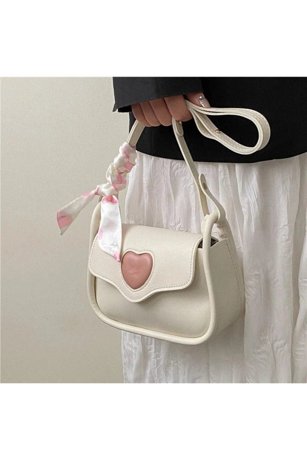 Sweetheart Charm Shoulder Bag - Y2K Outfits for Women, Cute & Trendy