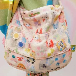 Whimsical Wonderland Plush Bag - Y2K Outfits for Women & Cute Styles