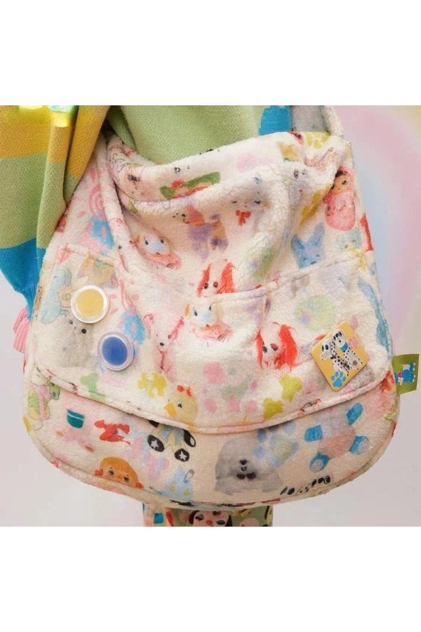 Whimsical Wonderland Plush Bag - Y2K Outfits for Women & Cute Styles