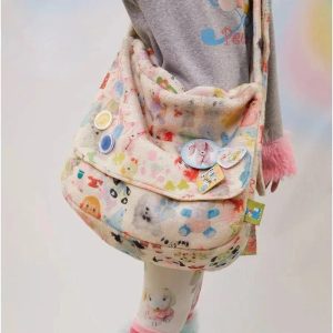 Whimsical Wonderland Plush Bag - Y2K Outfits for Women & Cute Styles