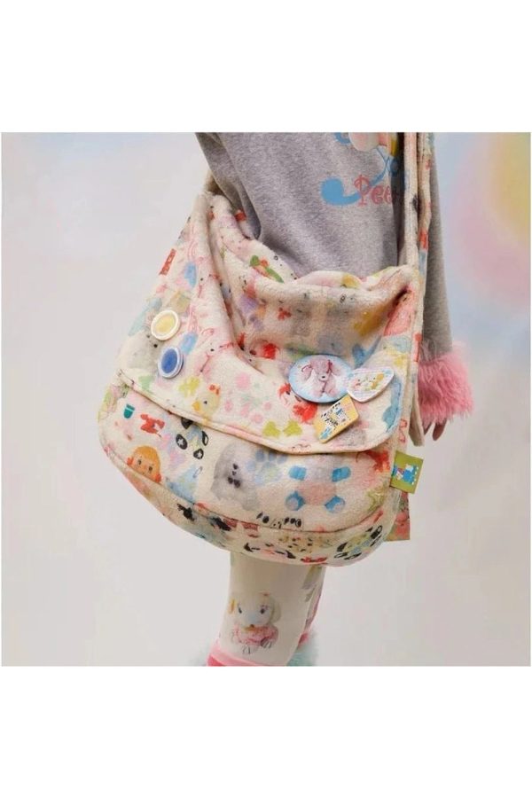 Whimsical Wonderland Plush Bag - Y2K Outfits for Women & Cute Styles